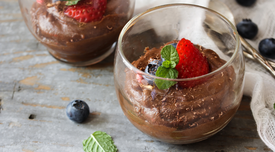 Avocado-choco protein Mousse!